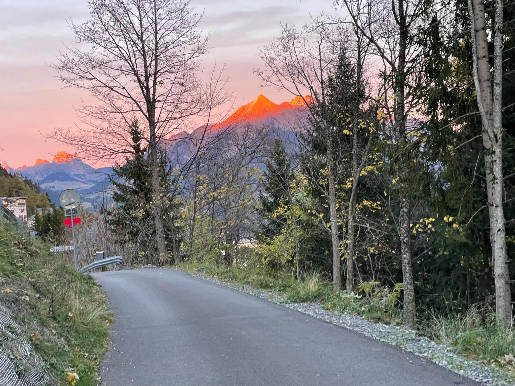 Charmant Appartement Au Vagabond Leysin Exterior foto